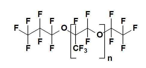 불소계 윤활제의 기본화학구조.