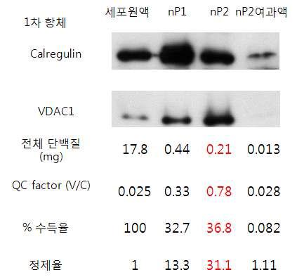 수득율 및 정제율 지표