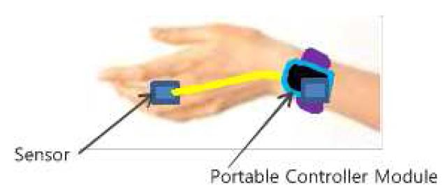 Portable Control module의 개념도