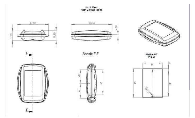 Portable controller module의 기구도면