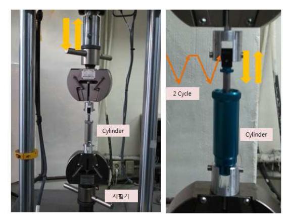 유압실린더 유압특성 시험 장치