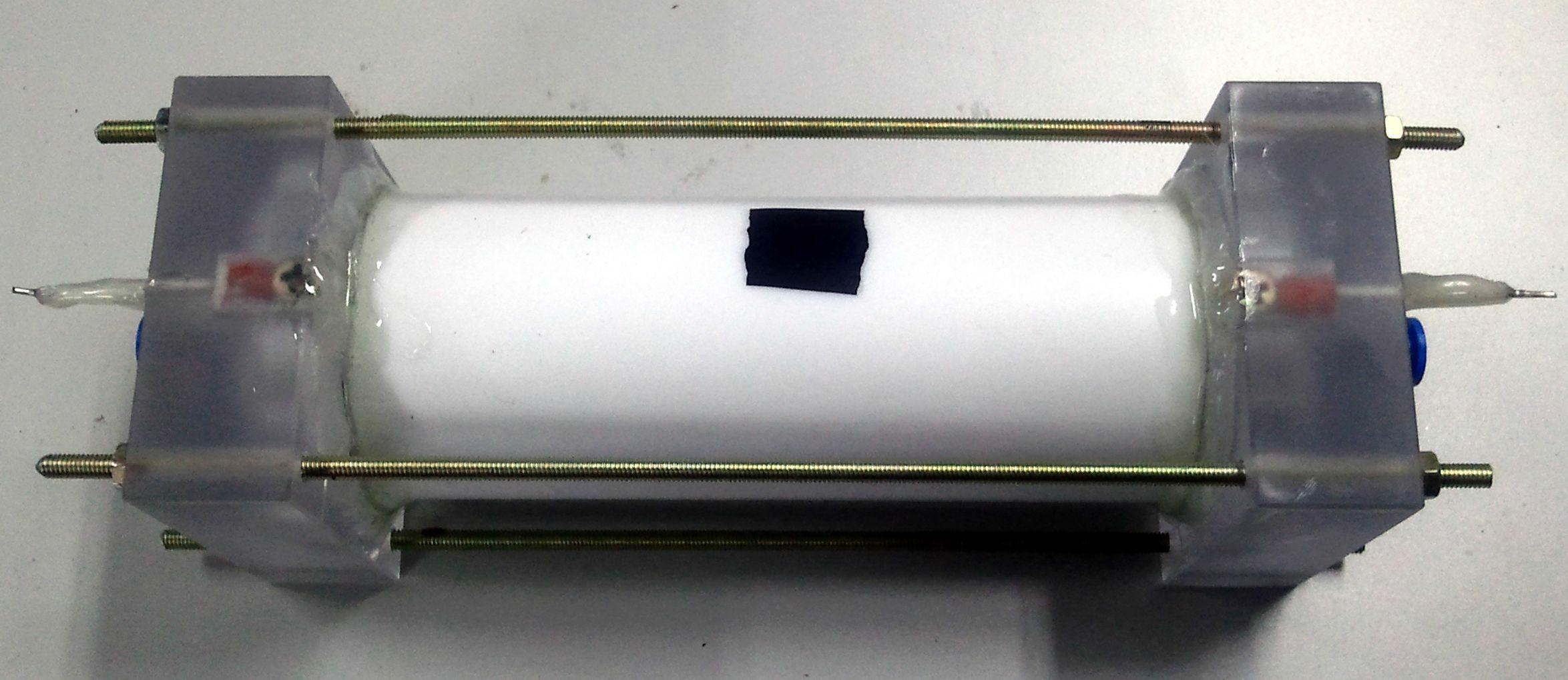 1st CO2 adsorption module assembly picture using carbon fiber