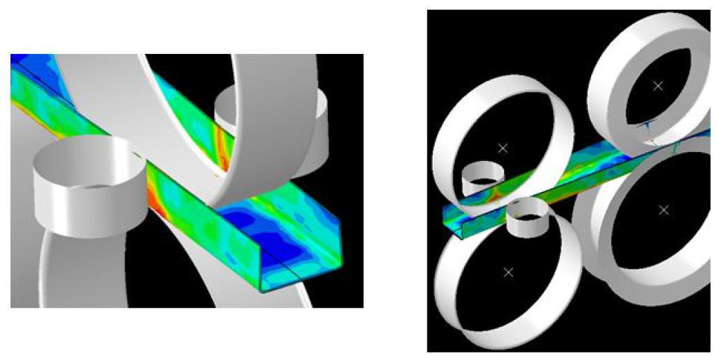 Final product in simulation of ABAQUS.