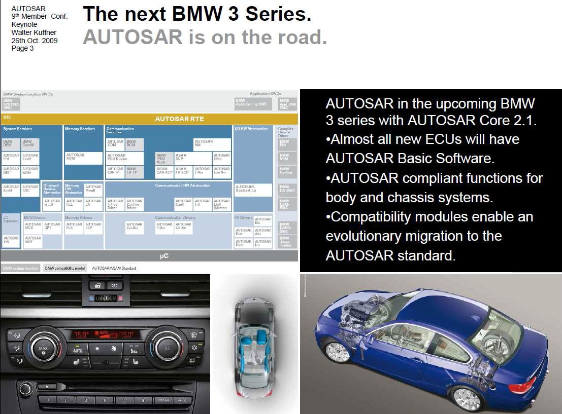 BMW사 AUTOSAR 응용제품 적용사례 소개