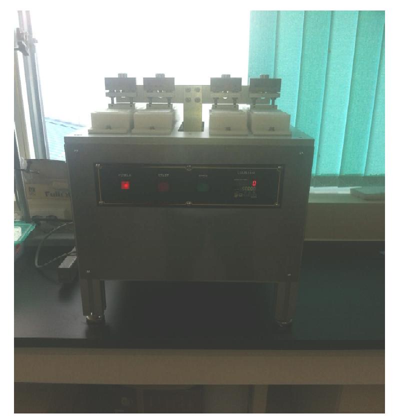 Photo of durability testing machine