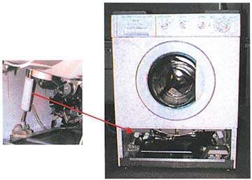 드럼형 세탁기에 적용된 MR댐퍼