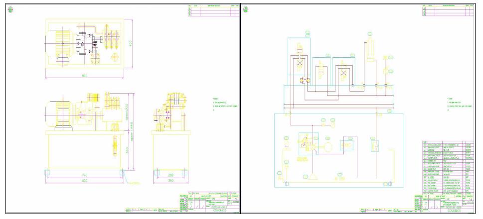 Hydraulics 도면