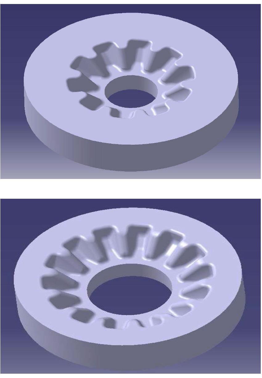 Diff-side gear, Pinion gear의 금형 모델링