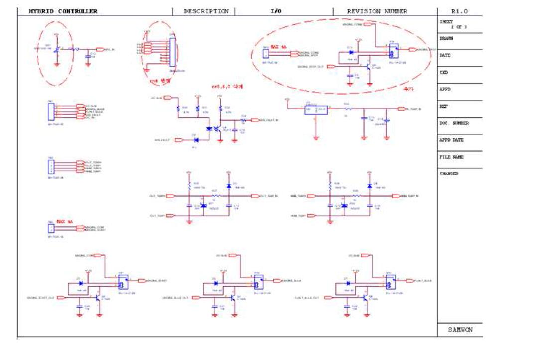 Circuit Diagram of Control Module