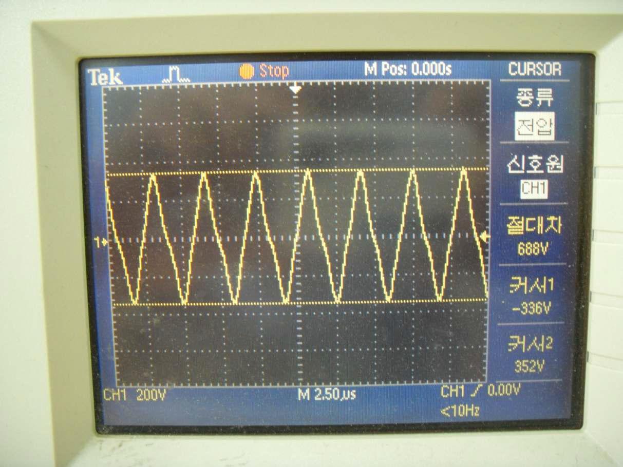 CET 무부하 출력 파형 2