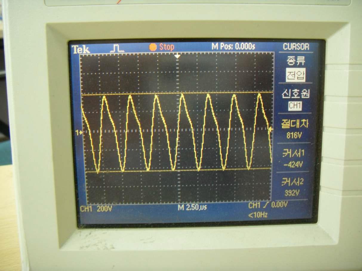 1㏀부하시 CET 출력 파형 2