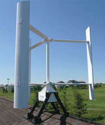 Example of VAWT(Vertical Axis Wind Turbine)