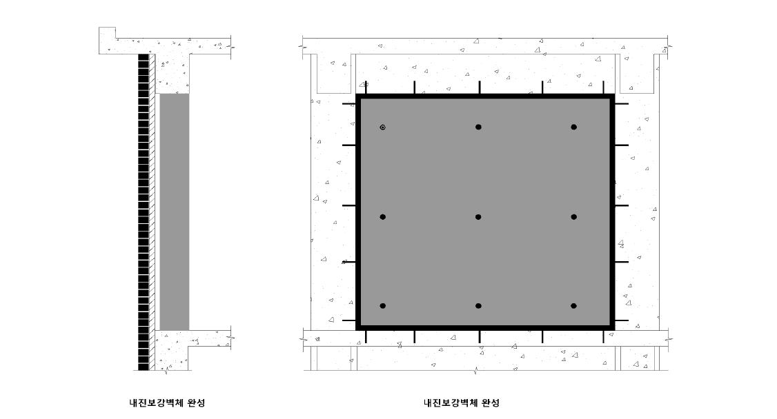 내진보강 공법 완성도