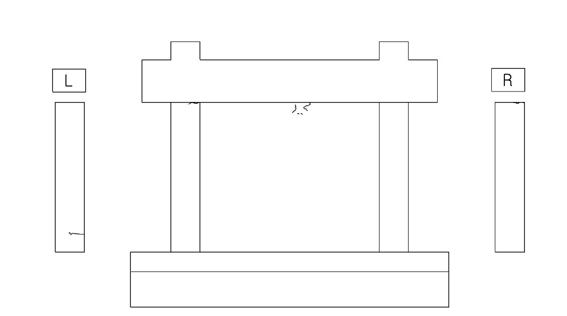 5 Cycle(4.85mm) 균열상태(실험체 NF-IW-H1)