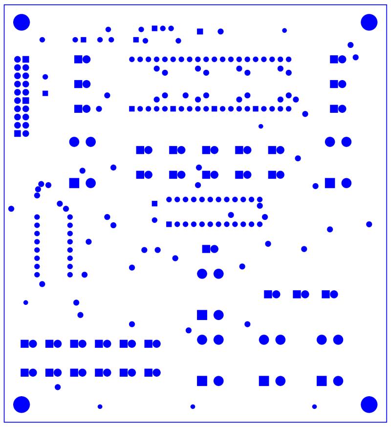 태양광 비닐하우스 원격제어 시스템 PCB 및 마스크 제작(Ground Layer)