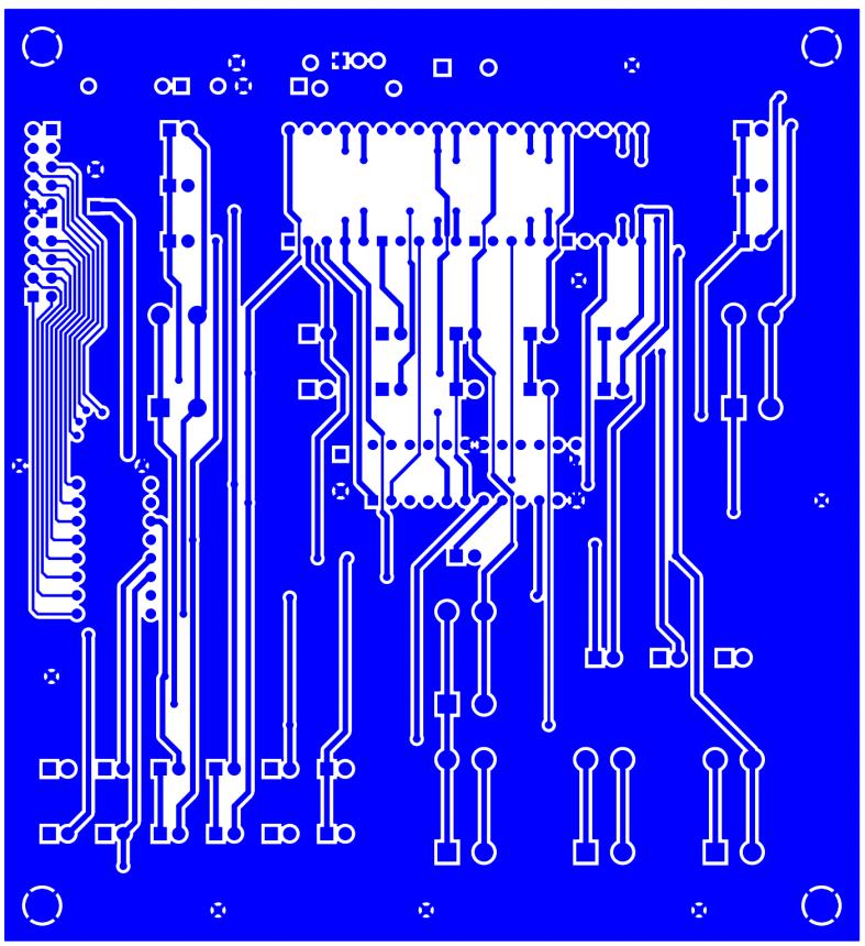 태양광 비닐하우스 원격제어 시스템 PCB 및 마스크 제작(Top Layer)