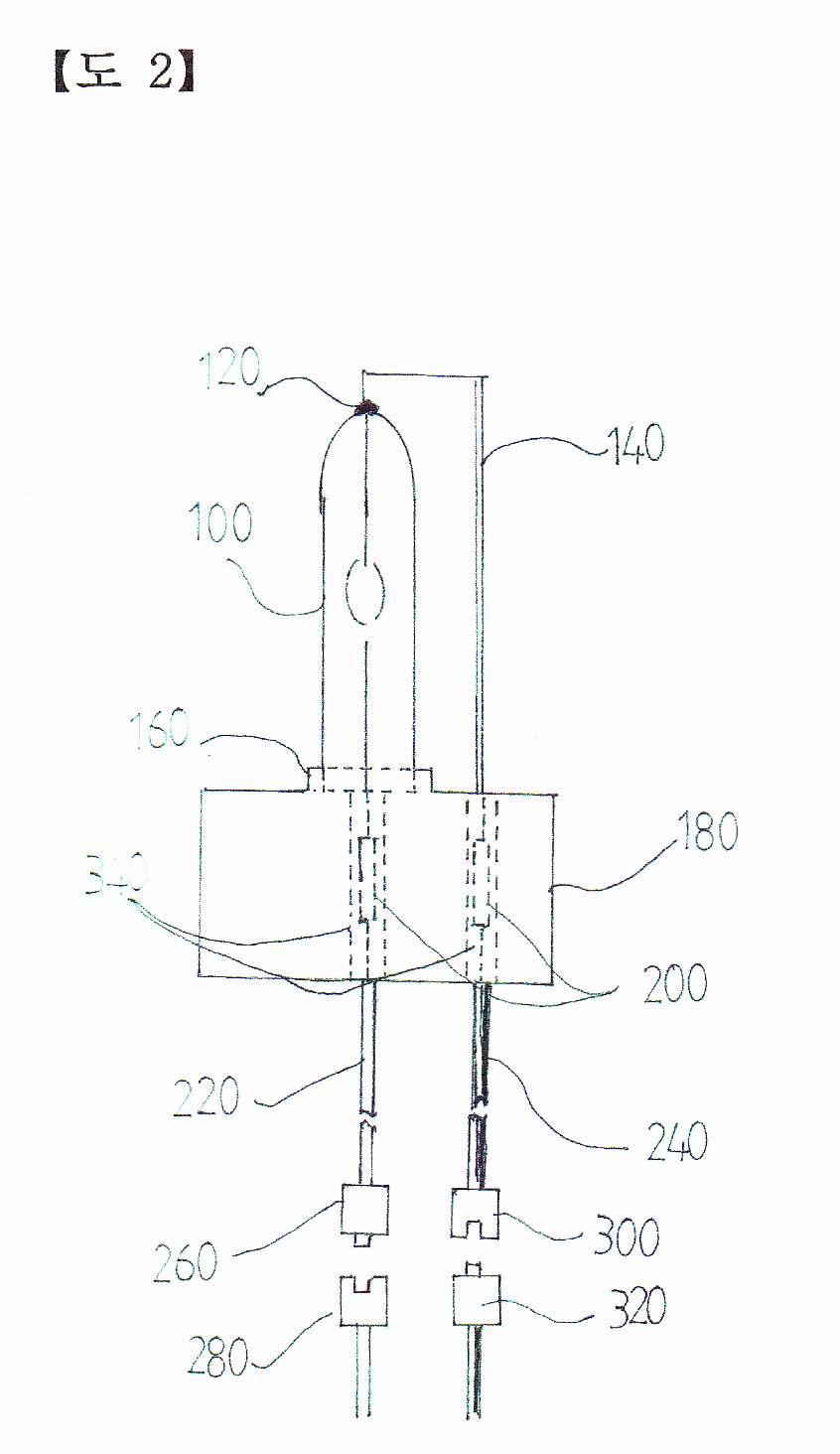 소켓과 램프를 일체화시킨 제논램프 모듈 도 2