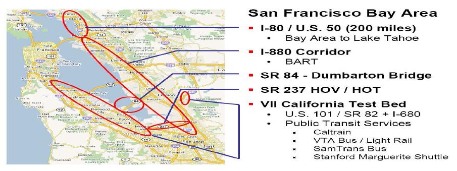 SafeTrip-21 California Connected Traveler Testbed