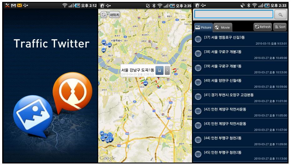 Traffic Twitter 스마트폰 버전 Intro