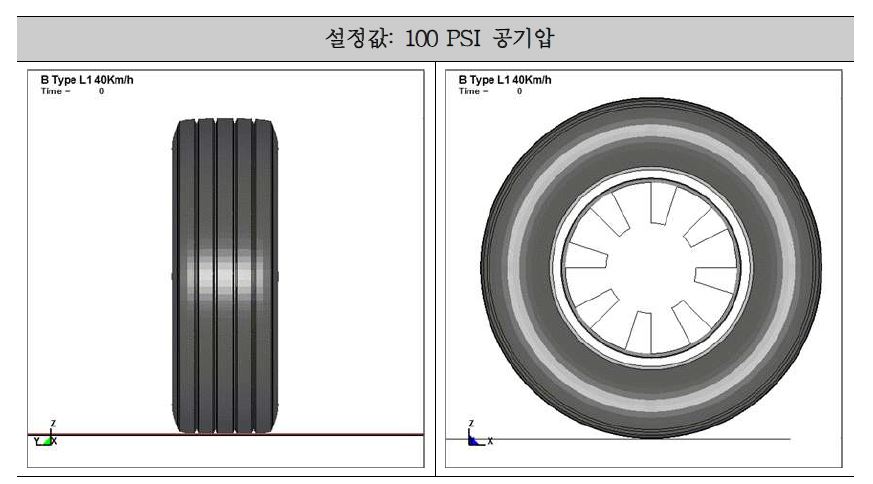 타이어 공기압 변화