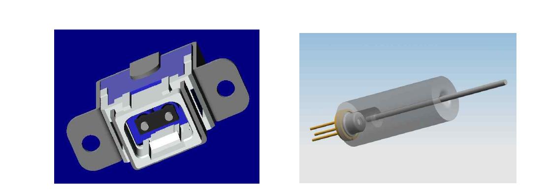 SMI Adapter(좌) 및 Waveguide Block(우)