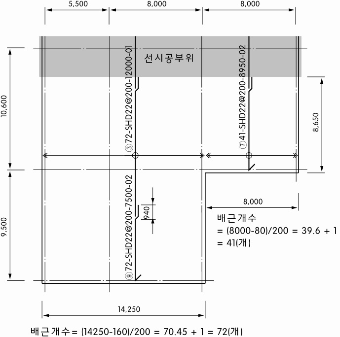 하부 주근 배근