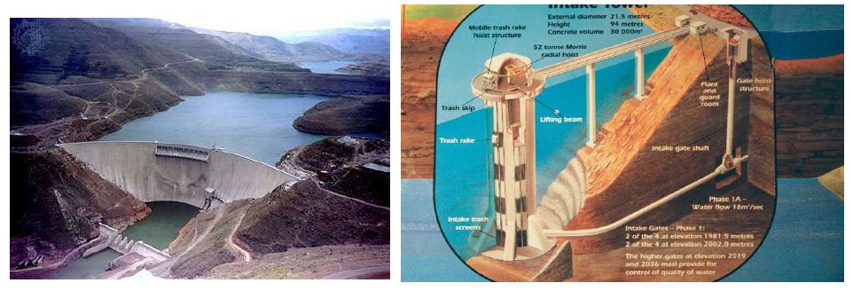 그림 2.210 레소토 Highlands Water Project의 Katse Dam