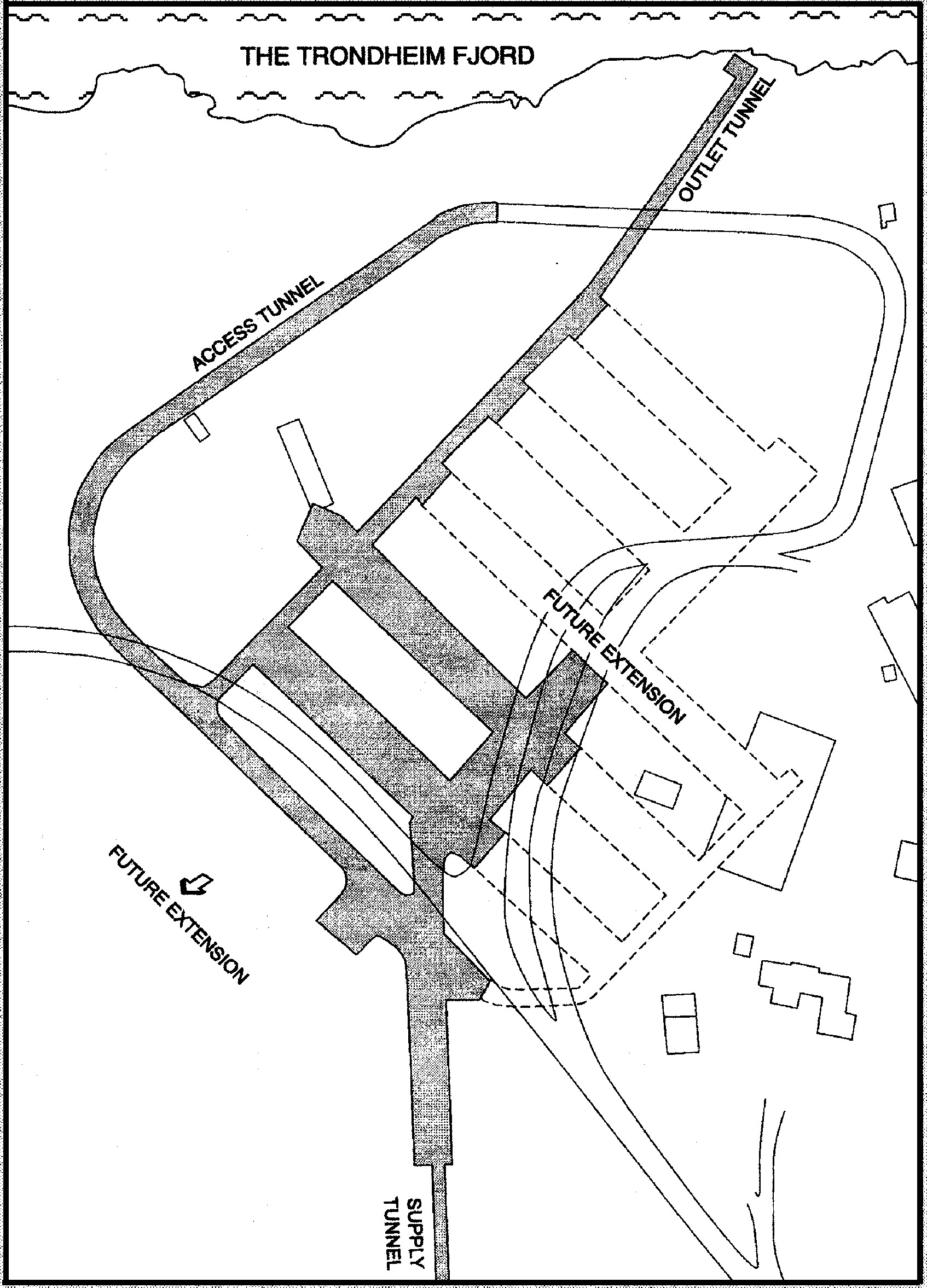 그림 2.221 The Hovringen underground sewage treatment plant