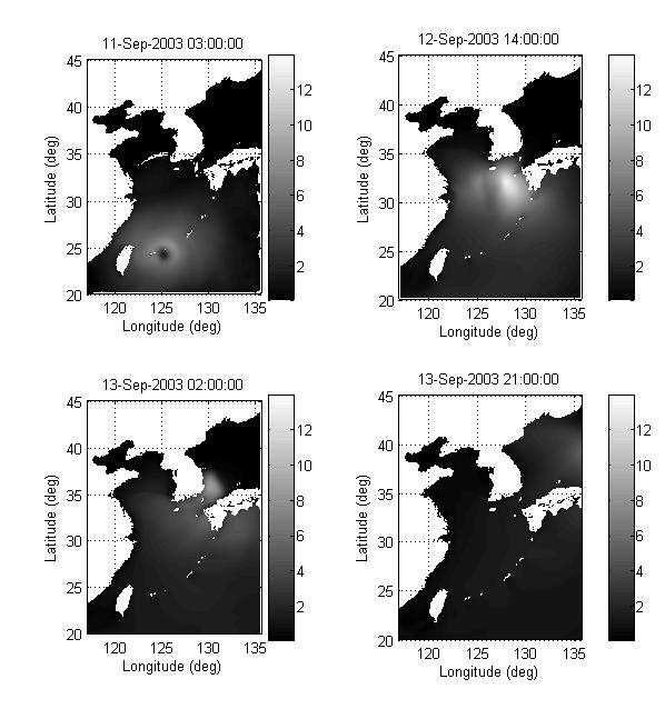 Distribution of significant wave height(Ieodo)