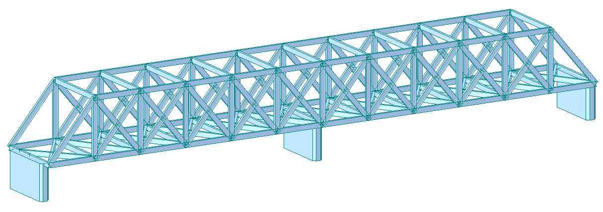 2경간 트러스 교량