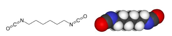 그림 37. Hexamethylene diisocyanate(HMDI)의 구조