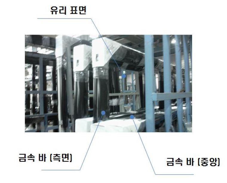 커튼월 부재에서의 RFID 태그 부착 고려 위치