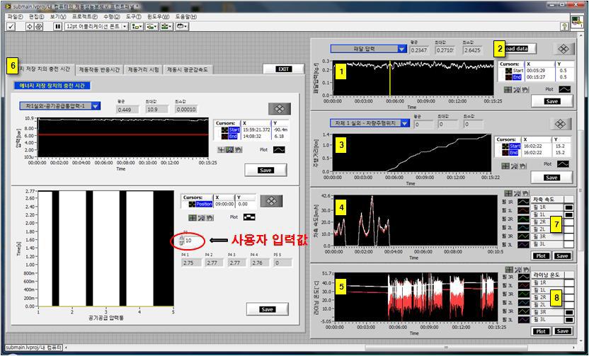 제동 성능 분석 프로그램