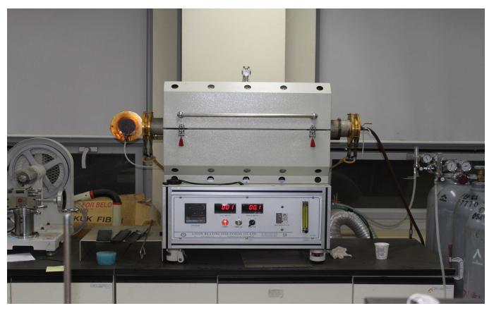 탄화로 시험 장비 모습