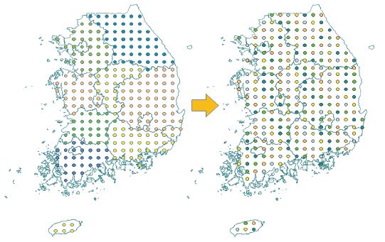 국가산림자원조사 대상지 선정방식