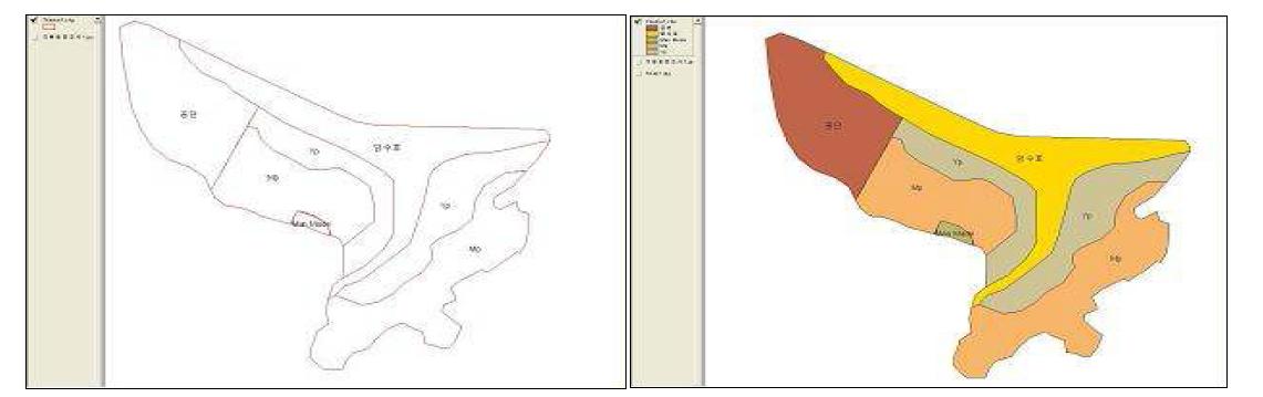 석문 간척지 Digital Soil Map을 활용한 토양통 분류도