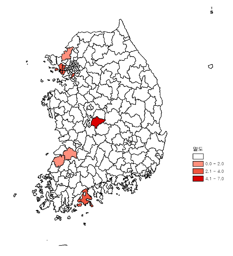 깨알물방개 Laccophilus difficilis 분포 및 밀도