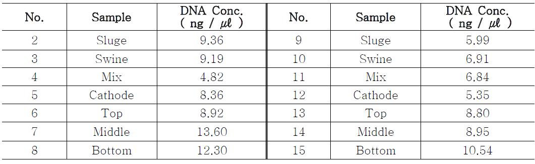 Template concentration after elution