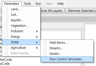 Parameter Menu