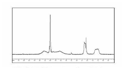 1H-NMR spectrum of acetylated ucoidan