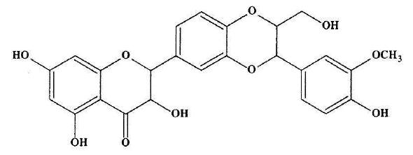 Structure of silybin.