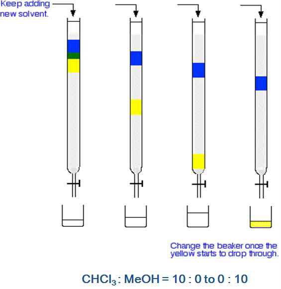 Silca gel chromatography를 사용한 신규항균물질의 분리