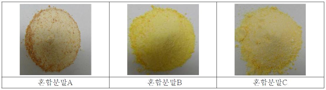 10% 한라봉착즙액 분말을 이용한 고품질의 혼합분말 개발