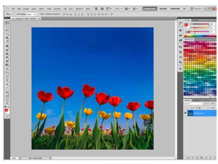 Adobe Photoshop CS5 프로그램 화면