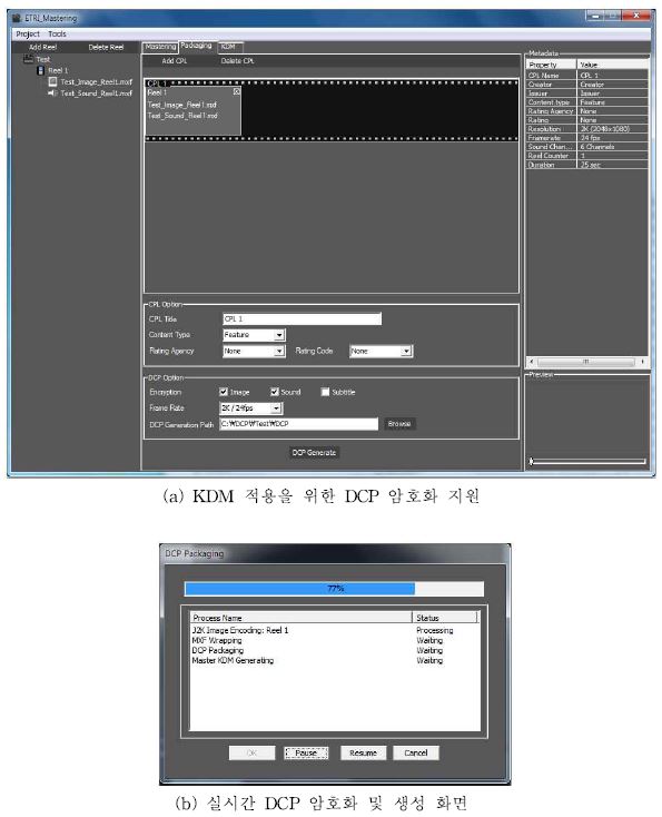 대용량 영상 데이터의 실시간 암호화지원 마스터링 시스템