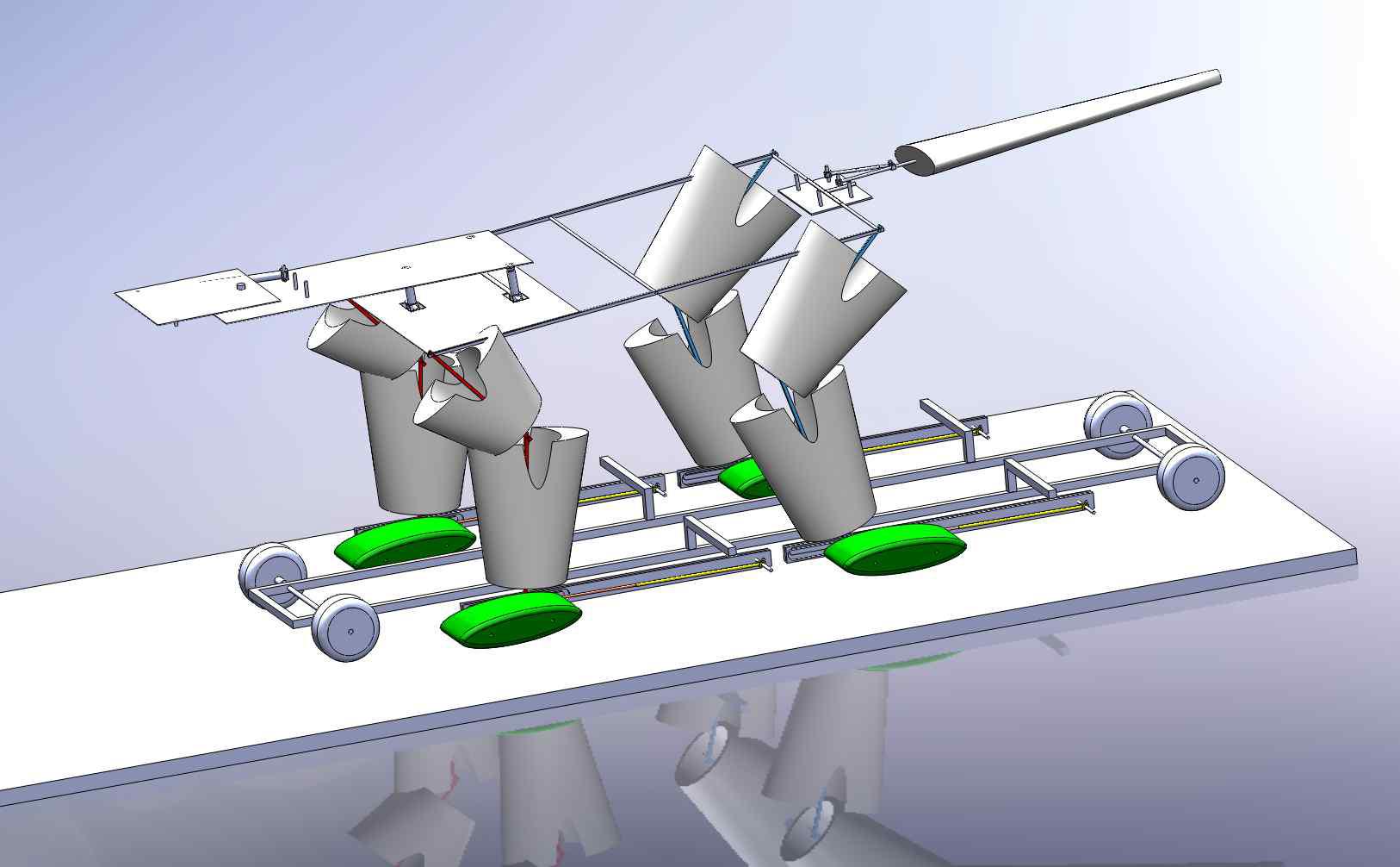 Design of overall mechanism for dinosaur