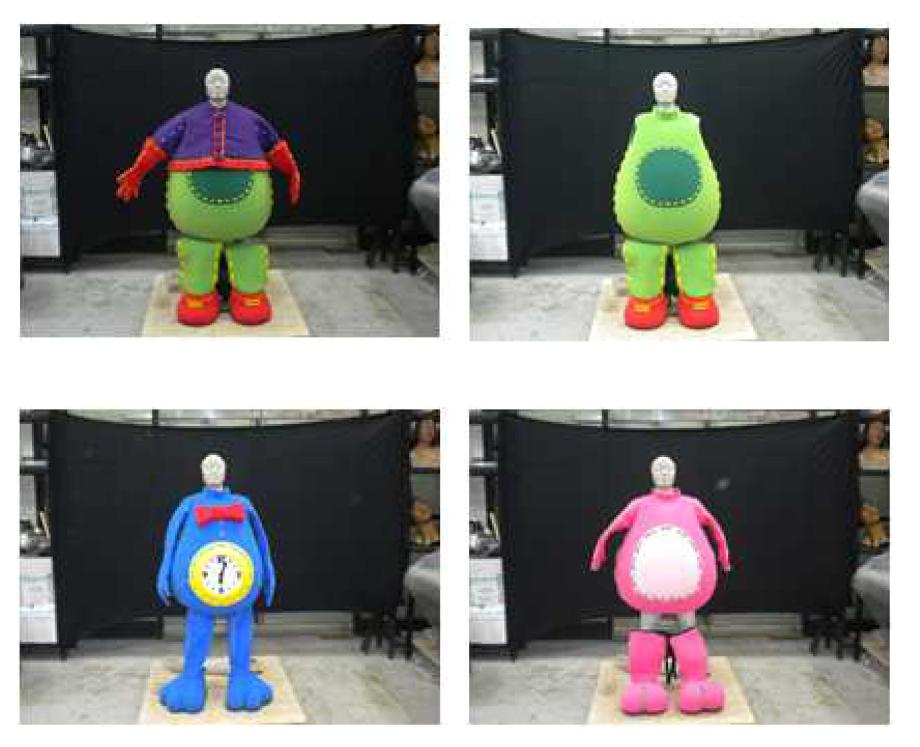 Prototype of the wearable puppets