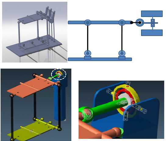 Design of neck mechanism and results of computer simulation