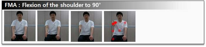 그림 51. FMA: Flexion of the shoulder to 90°