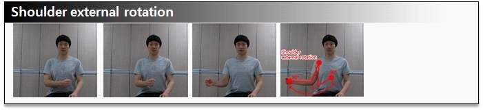 그림 45. Shoulder External rotation